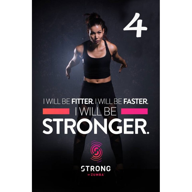 [Hot Sale] 2018 New Course Strong By Zumba Vol.04 HD DVD+CD